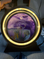 LED Sand Art Motion Lamp for Home Decor, Rotating Landscape Table Lamp (1 PC ANY COLOR) - Image 9