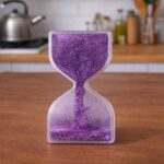 Purple Liquid Sand Timer Hourglass Stress Relief Sensory Toy for Kids - Image 2