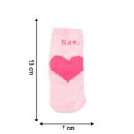 Cute Heart Print Ankle-Length Socks (1 Pair) - Image 4