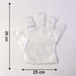 Disposable Clear Gloves, 50 Pc Pack - Image 4