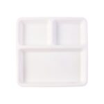 Plastic 3-Compartment Plate for Meal Serving - Image 5