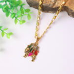 Chamunda Mata Devotional Pendant Necklace with Designer Chain - Image 3