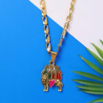 Chamunda Mata Devotional Pendant Necklace with Designer Chain - Image 5