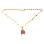 Chamunda Mata Devotional Pendant Necklace with Designer Chain - Image 6