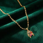 Chamunda Mata Devotional Pendant Necklace with Designer Chain - Image 7