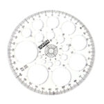 Pro Circle Template with 18 Circle Sizes – 360° Scale (Pack of 10) - Image 5