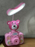 Cute Bear Camera Desk Lamp with LED Light & Projector, USB Rechargeable - Image 4