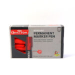 Refillable Permanent Marker Pens Red Ink (10 Pcs) – Bullet Tip, Multi-Surface - Image 7