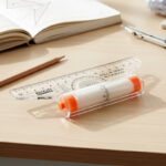 Roll-N-Draw 16 cm Precision Ruler with Rolling Mechanism for Perfect Circles & Smooth Lines - Image 2