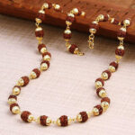 Rudraksha Bead Mala Necklace for Spiritual Daily Wear - Image 3