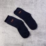 Navy Blue Casual Daily Wear Socks (1 Pair) - Image 7