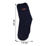 Navy Blue Casual Daily Wear Socks (1 Pair) - Image 4