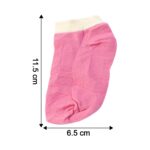Pink & White Soft Ankle Socks for Kids (1 Pair) - Image 4