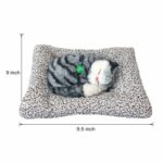 Sleeping Cat Plush Toy with Cushion for Car Dashboard, Home Decor Showpiece - Image 5