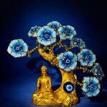 Buddha Tree Showpiece with Evil Eye Flowers for Home & Office Decor - Image 4