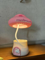 Cute Pink Mushroom LED Night Lamp for Kids Bedroom, Nursery & Bedside Decor - Image 7