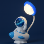 Astronaut Desk Lamp for Kids, USB Powered Night Light, Study Table Lamp - Image 2