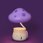 Cute Purple Mushroom LED Night Lamp for Kids Bedroom, Nursery & Bedside - Image 5