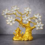 Golden Ganesh Tree with Evil Eye | Decorative Showpiece for Home & Office - Image 2