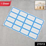 1 Sheets Self-Adhesive Label Stickers - Image 2
