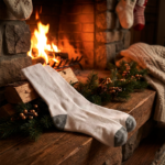 White & Grey Comfort Long Socks (1 Pair) - Image 8
