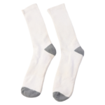 White & Grey Comfort Long Socks (1 Pair) - Image 5