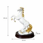 Rearing Horse Decorative Showpiece with Metallic Accents for Home & Office Decor - Image 8