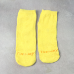 Tuesday Theme Yellow Casual Socks (1 Pair) - Image 6