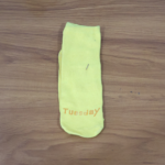 Tuesday Theme Yellow Casual Socks (1 Pair) - Image 8