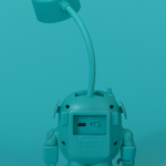 Astronaut Robot Desk Lamp with LED Light, USB Rechargeable Study Lamp - Image 4