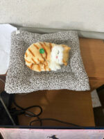 Sleeping Cat Plush Toy with Cushion for Car Dashboard, Home and Desk Decor - Image 6