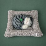 Sleeping Cat Plush Toy with Cushion for Car Dashboard, Home Decor Showpiece - Image 2