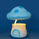 Cute Blue Mushroom LED Night Lamp for Kids Bedroom, Nursery & Bedside Decor - Image 2