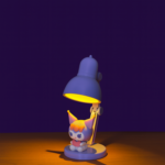 Cute Cartoon LED Desk Lamp with Night Light, Adjustable Study Lamp for Kids - Image 2