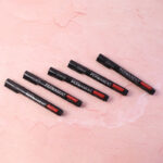 Refillable Permanent Black Marker Pen Set (10 Pcs) – Waterproof, Bullet Tip - Image 2