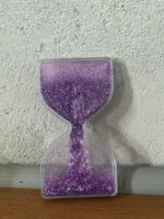 Purple Liquid Sand Timer Hourglass Stress Relief Sensory Toy for Kids - Image 4