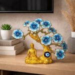 Buddha Tree Showpiece with Evil Eye Flowers for Home & Office Decor - Image 2