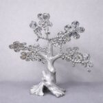 Silver Evil Eye Tree Showpiece for Home Decor, Luck & Protection - Image 2