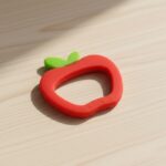 Apple shaped silicone baby teether - Image 4