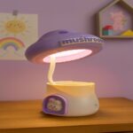 Cute Purple Mushroom LED Night Lamp for Kids Bedroom, Nursery & Bedside - Image 3