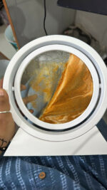 White LED Sand Art Motion Lamp with Ring Light for Home & Bedroom Decor - Image 7