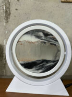 White LED Sand Art Motion Lamp with Ring Light for Home & Bedroom Decor - Image 9