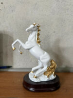 Rearing Horse Decorative Showpiece with Metallic Accents for Home & Office Decor - Image 10