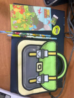 Kids Dinosaur Stationery Set with Notebook, Pencil, Eraser & Sharpener - Image 4