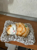 Sleeping Cat Car Dashboard Showpiece Soft Plush Cute Cat Toy for Car & Desk - Image 6