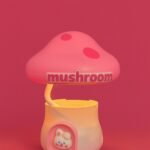 Cute Pink Mushroom LED Night Lamp for Kids Bedroom, Nursery & Bedside Decor - Image 2