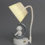 Astronaut Moon LED Table Lamp with Soft Light, USB Rechargeable Night Lamp - Image 2