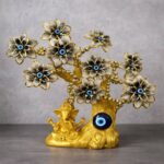 Golden Ganesh Tree with Evil Eye | Decorative Showpiece for Home & Office - Image 4
