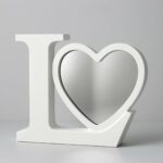 Love Heart LED Photo Frame and mirror with Red Light for Couples & Romantic Gifting - Image 6