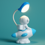 Astronaut Desk Lamp for Kids, USB Powered Night Light, Study Table Lamp - Image 3